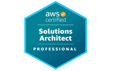 AWS Solutions Architect Professional certification badge